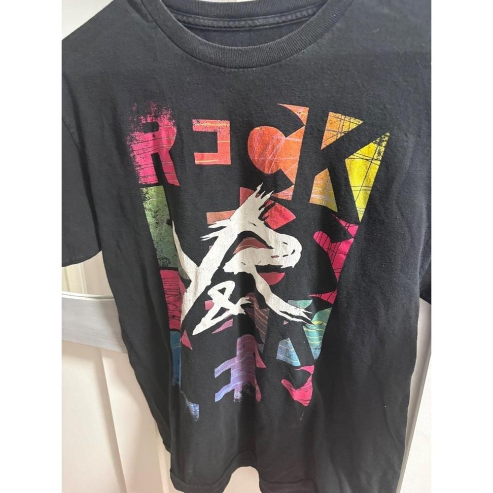 Young & Reckless Mens Black Rock Graphic T-Shirt Y&R Streetwear Size Large